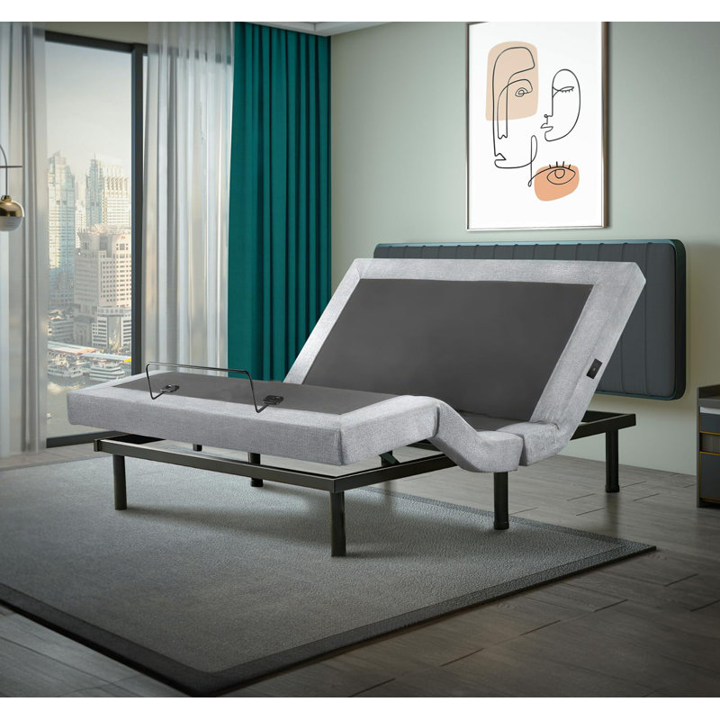 Massaging Zero Gravity Adjustable Bed with Wireless Remote, Queen