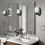 1-E26 Applique murale 4,33 pouces avec abat-jour en verre-519680766