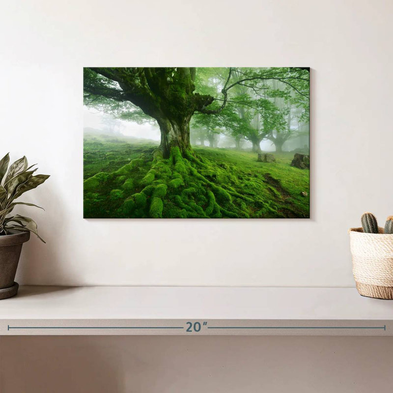 Harnek Mossy Tree, 8" H x 12" W