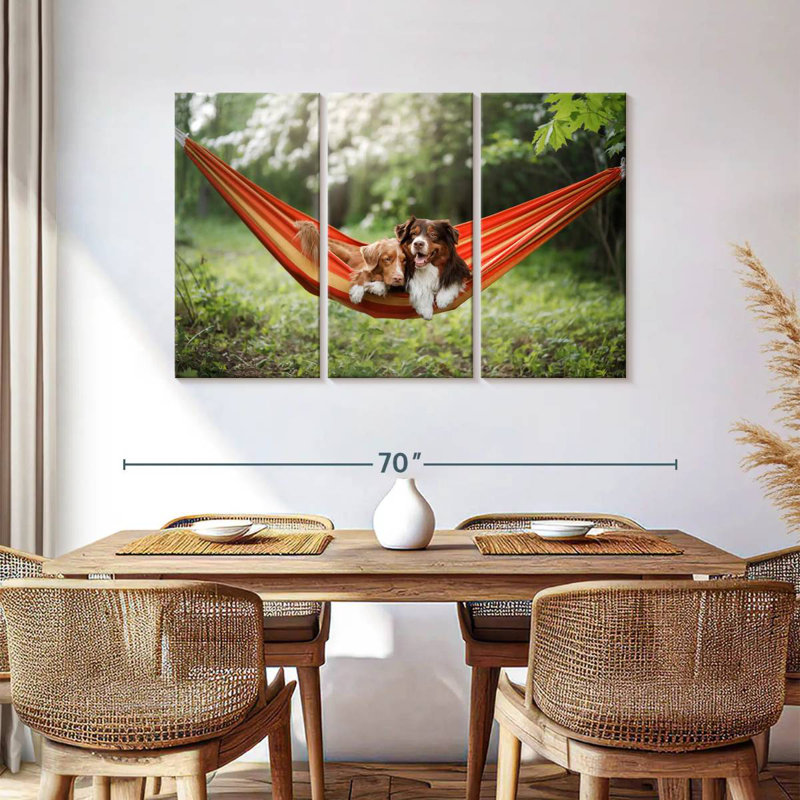 Brampt Dog Sweethearts, 36" H x 57" W