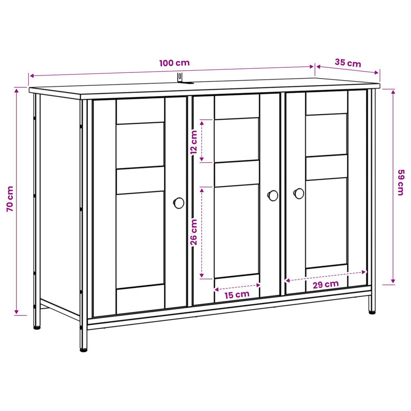 Sideboard, Black Oak