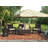 Artem Cool Bar Outdoor Patio Furniture and Side Table with 7.5 Gallon Beer and Wine Cooler Pop-up Cocktail Table 2in 1 Combo-1295984428