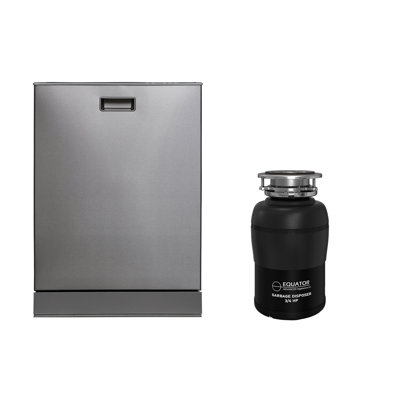 Equator 24 In Dishwasher 15 Place Quiet 110v E-star Ada+3/4 Hp Garbage Disposer
