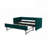 Modern V-Grained Bed with Trundle, USB Port, and Side Pockets for Convenience and Space Efficiency-1795368109