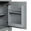 Meuble-lavabo de 20 po avec lavabo, armoire de salle de bain avec porte à fermeture douce, support de rangement et tablette réglable-701202051