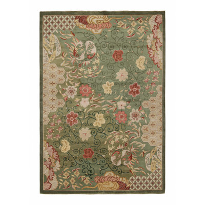 One-of-a-Kind Rectangle Wool Area Rug