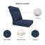 Sunbrella 6 Outdoor High Back Chair Cushion, Adirondack Chair Cushion Set-1986167622