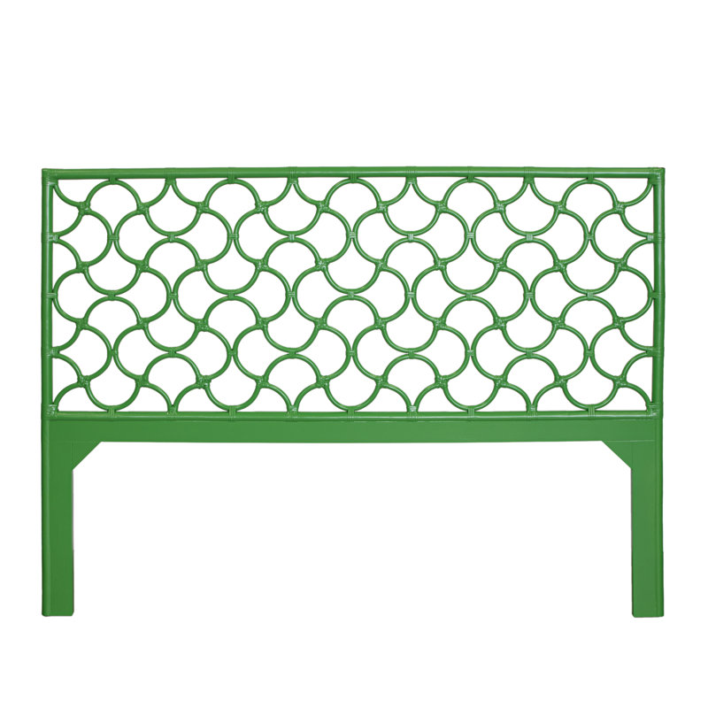 Mar Collection Bed, King, Bright Green