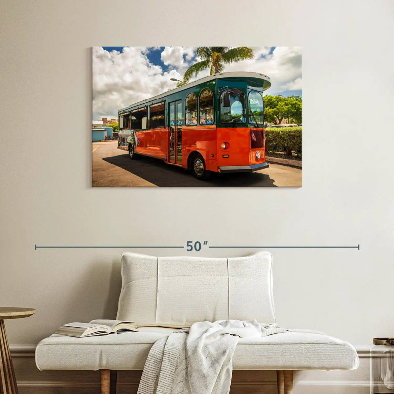Key West Trriot Bus, H 26 po x l 39 po