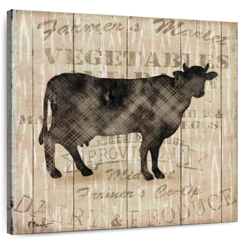 Plaque murale Khylige Farmers Market Crate III, H 20 po x l 20 po