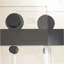 Porte de douche coulissante double sans cadre pour salle de bain-125293133