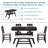 Storage Wood Dining Table Sets(must Include Both Table And Chair)