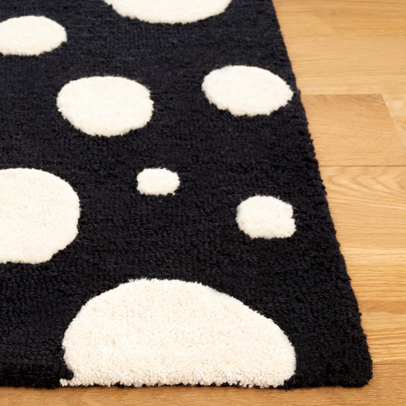 Kavika Polka Dots Indoor Rug, Rectangle 8' x 10'