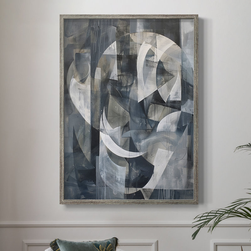 ABSTRACT Series CDLxxxxi, reproduction encadrée - bois massif, H 11 po x l 9 po