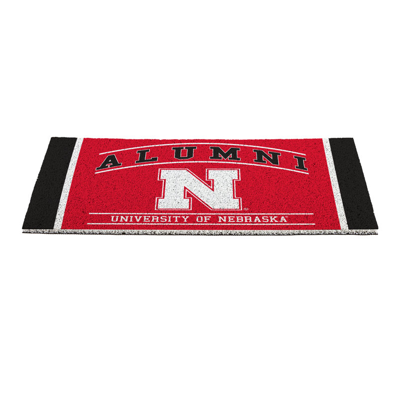 University of Nebraska Alumni PVC Mat, 28"x16"