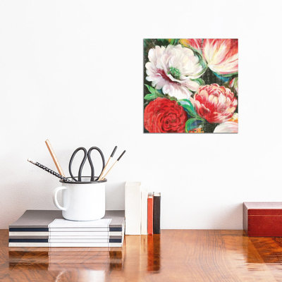 Lavish Blooms I by Asia Jensen - Wrapped Canvas Painting