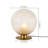 1 - Light Glass Globe Table Lamps