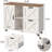 Lateral File Cabinet With 2 Drawers And Door