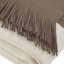Plaid Linea Color Stockholm Taupe Block en imitation cachemire 127 x 152 cm-676931947