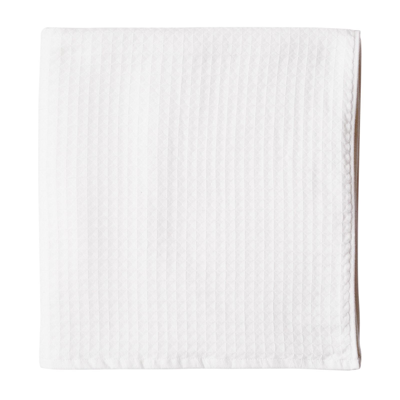 Waffle Twist 100% Cotton Bath Towel, White, Bath Towel - 1 Pack