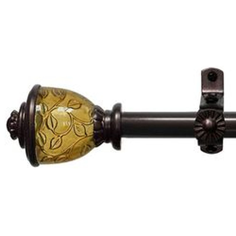 Annyssa Single Curtain Rod, 1" H x 120" W x 1" D