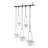 Triflora Hanging Planter, Adjustable Ropes with Rod, Set of 5-67116753