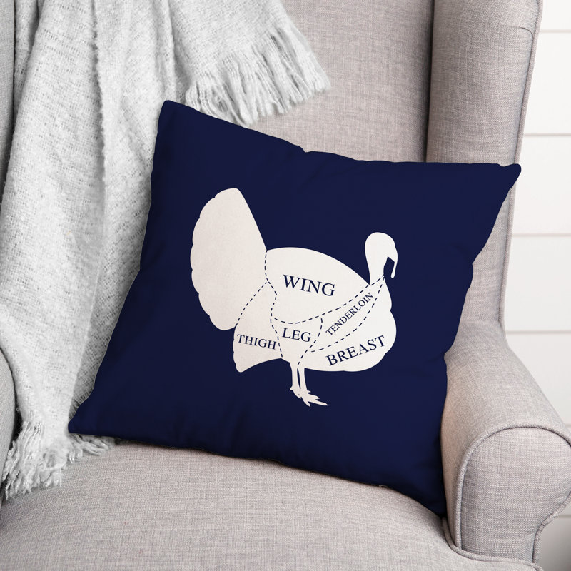  Housse et insert de coussin carré Turquie, 18" x 18"
