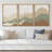 Multicolor Geometric Wave Abstract Mountain Landscape Wall Art Framed Canvas 3 Piece Painting Print-119018229-73380020