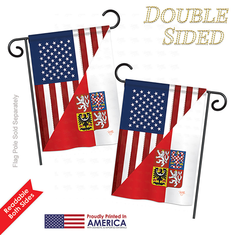 Drapeau d'américano-américain en polyester 2 faces, H 18 po x l 13 po