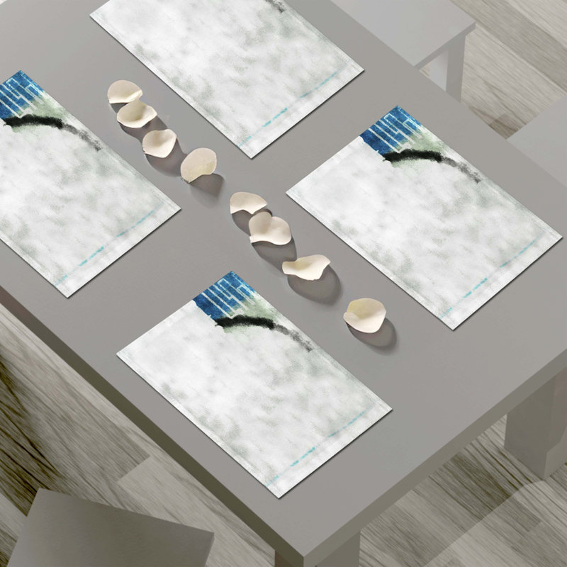 Napperon abstrait en polyester