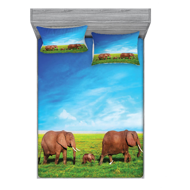 Microfiber Sheet Set, Full Sheet Set with Fitted Sheet