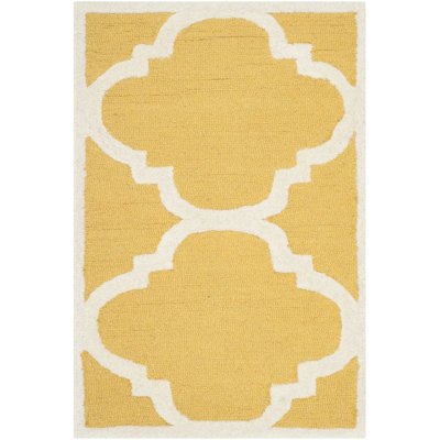 Cannen Hand Tufted Wool Geometric Rug