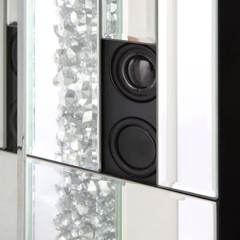 Foyer 47 po, miroir et faux diamants Noralie