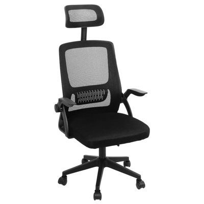 Neance Office Chair, Ergonomic Desk Chair with Lumbar Support, Height Adjustable Mesh Swivel Computer Chair, Executive Office Chair with Headrest