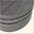 MODERNESQUE ROTATING COFFEE TABLE-Matte Black