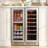 Ca'Lefort 23.4 In W 21-bottle And 60 Cans Wine $ Beverage Fridge Dual Zone Freestanding/built-in Wine & Beverage Refrigerator With French Door