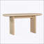 Ensemble de table de salle à manger ovale 6 pièces avec banc et chaises Sturdy-207024393-207024390