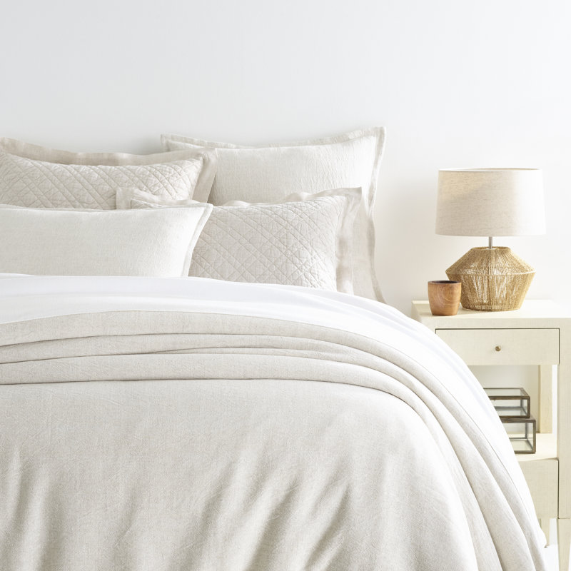 Wilton Duvet Cover, Full/Queen, Natural
