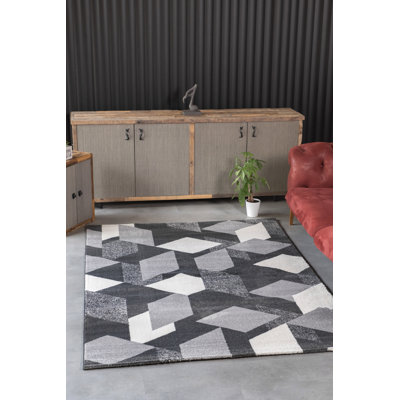 Ave Rectangle Geometric Indoor / Outdoor Area Rug