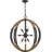 10 - Light Dimmable Globe Chandelier