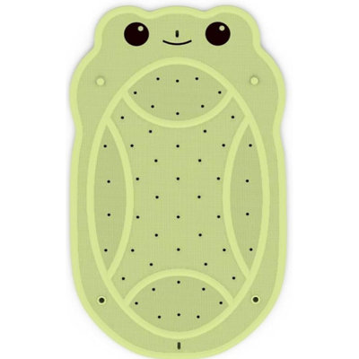 Tapis de bain antidérapant pour bébé - 30 x 18 po (vert)