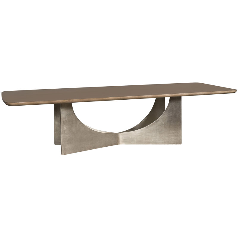 Table de salle à manger Splendor, H 29,5 po x L 120 po x l 46 po, Moka