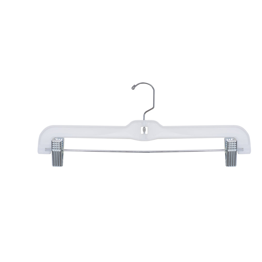 Plastic Hangers With Clips for Skirt/Pants (Set of 25) NAHANCO 