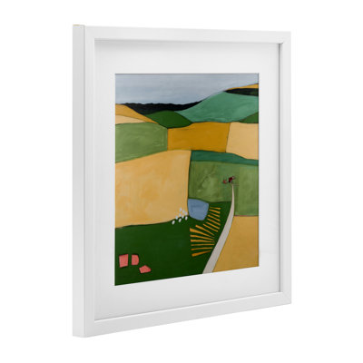 Cultivating Dreams Farmland, reproduction encadrée sous verre, conception de Ruth Fromstein