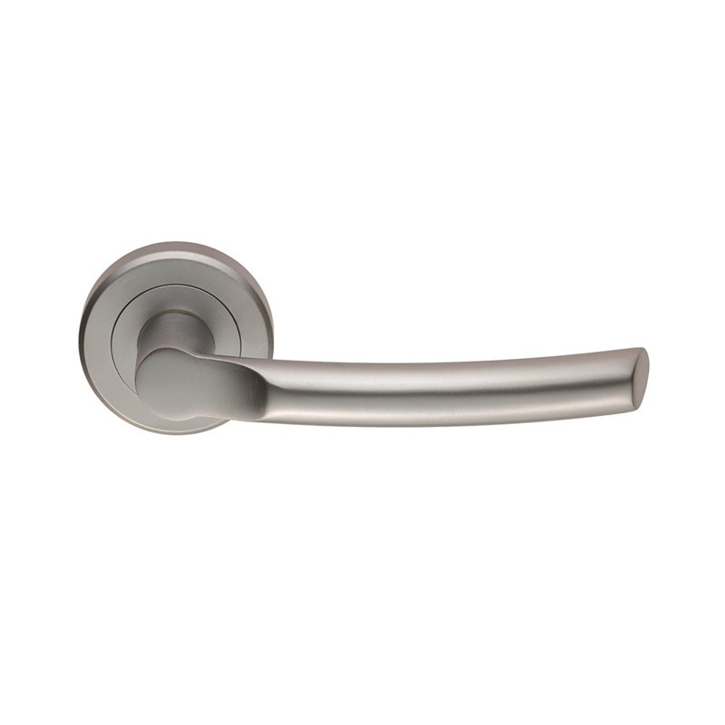 Latch Right Hand Door Handle, Satin Chrome