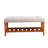 Charla Light Gray Fabric & Oak Finish Bench-1150723236