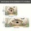 Tapis de cuisine antidérapant 2 pièces Birdhouse Garden