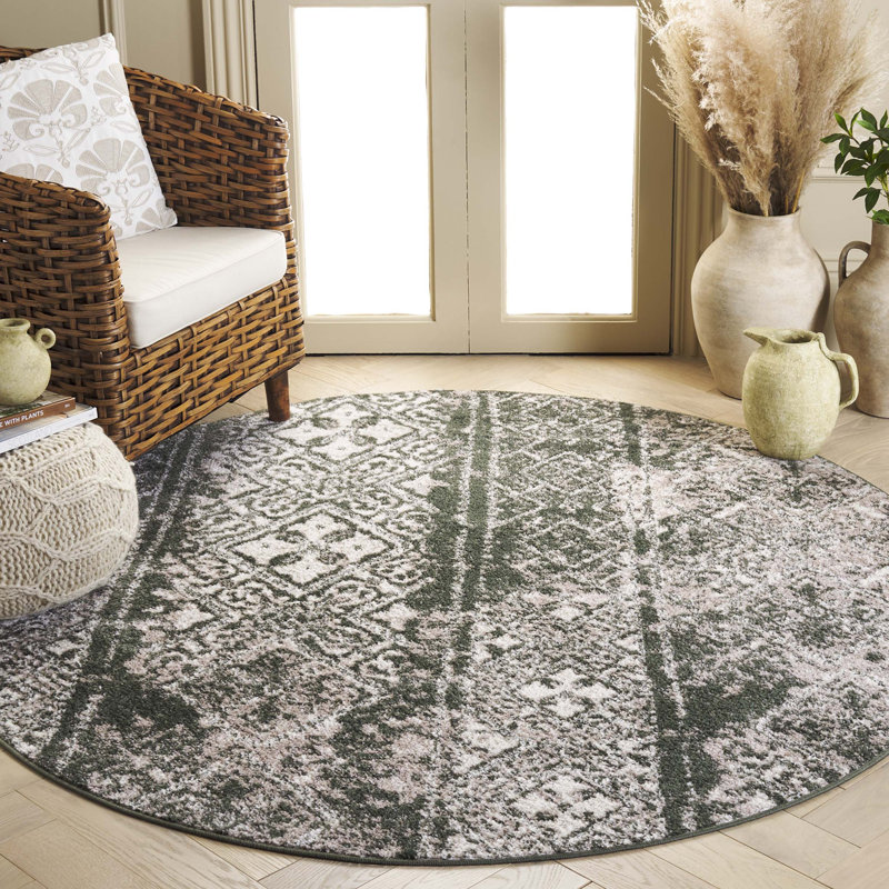Tapis géométrique Lelana Performance, Rond 6 pi