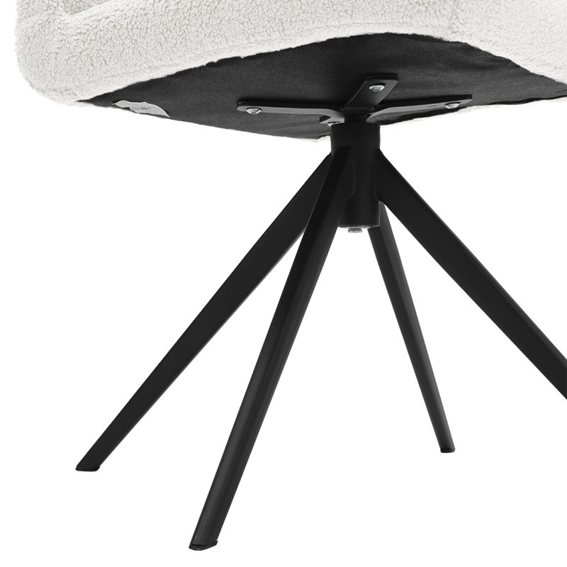 teddy dining chair, White