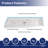 DeerValley 48" x 30" Rectangle Shower Base White Acrylic with Single Threshold Shower Pan, Non-slip Design-122807759-94804372